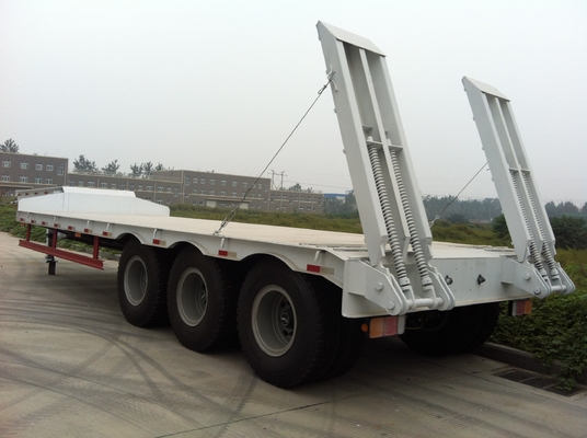 el 13000M 3 remolques resistentes 50-60T 12 de Alxes Lowbed semi cansa con 2 piernas