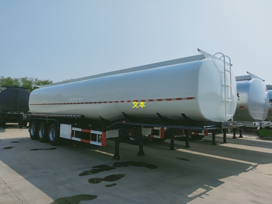 De 3 árboles del aceite combustible capacidad 40 - 60 CBM del tanque del árbol del camión de remolque semi tri