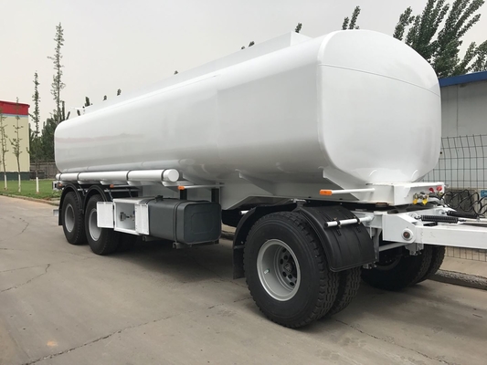 Suspensión mecánica de tres de los árboles del combustible del petrolero remolques resistentes por completo semi