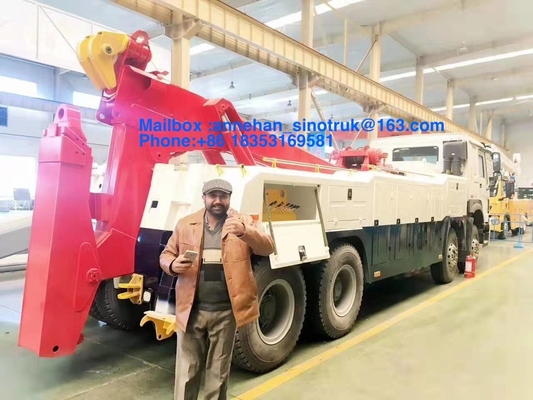 Lhd 10 rueda el euro pesado 2 de la grúa de camión de auxilio del camino del camión 6*4 20t-30t del cargo