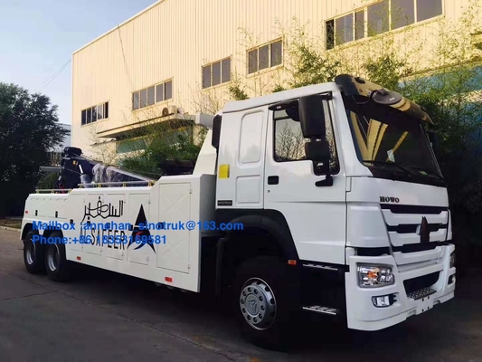 Lhd 10 rueda el euro pesado 2 de la grúa de camión de auxilio del camino del camión 6*4 20t-30t del cargo