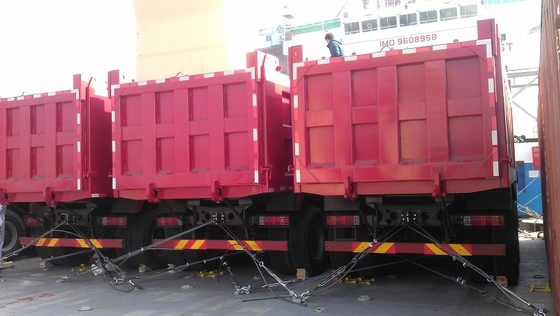 3 camión volquete resistente 371hp de Lhd Howo 6×4 del árbol para el negocio de construcción