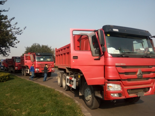 3 camión volquete resistente 371hp de Lhd Howo 6×4 del árbol para el negocio de construcción