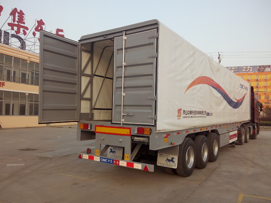 Remolques de Steel Box Van Heavy-duty Semi carga útil máxima 12000*2500*3600m m de 40 toneladas