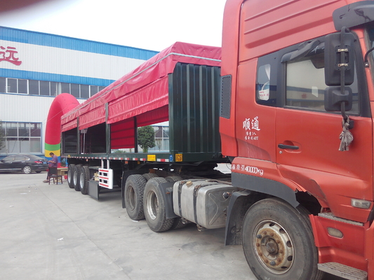Remolques de Steel Box Van Heavy-duty Semi carga útil máxima 12000*2500*3600m m de 40 toneladas
