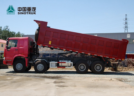 Cilindro de elevación común del camión volquete 371hp 8x4 26CBM HYVA de la explotación minera de SINOTRUK HOWO