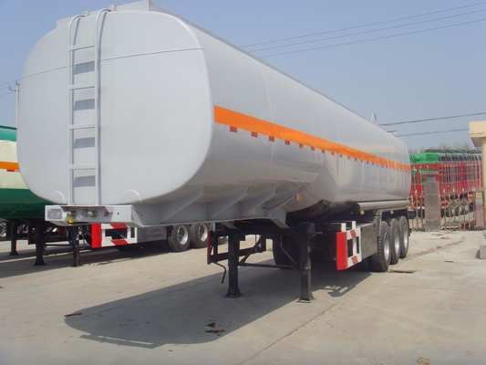 de petróleo 25-60cbm del buque acero de carbono de la opción Q235 del camión y del remolque semi de la aleación de aluminio