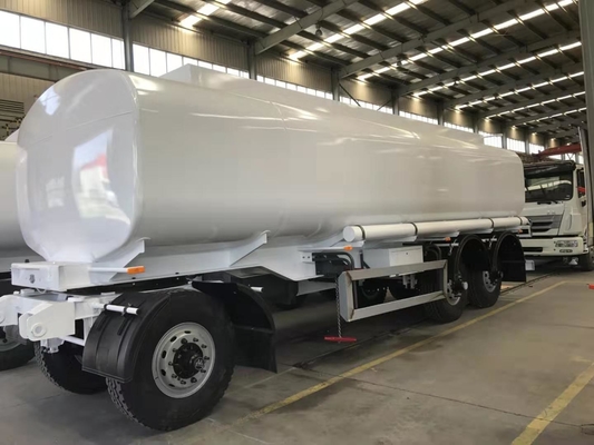 25000 litros de la capacidad tres del pequeño petrolero del combustible de los árboles de remolque lleno para el cargamento 40t