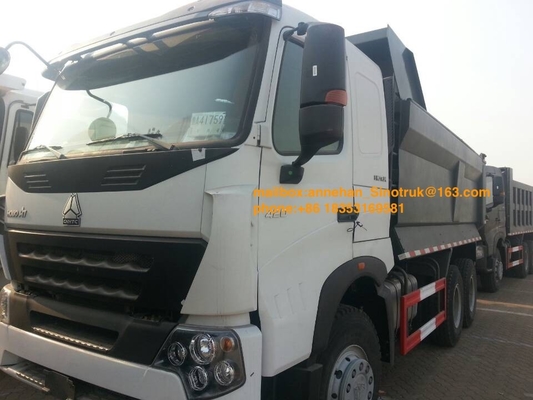 El tipo carga Capaicty Lhd 10 de A7 Sinotruk 6x4 U del camión de volquete de la arena de 20m3 40-50t cansa
