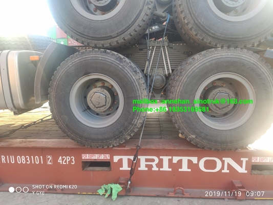 Camión del tractor de A7 420hp Lhd 6x4 Sinotruk con el pivote central Euro2 de 3,5 pulgadas