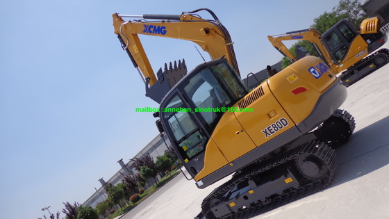 XCMG XE60D 6 toneladas de mini de la correa eslabonada máquina del excavador con el sistema hydráulico