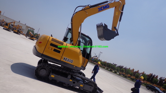XCMG XE60D 6 toneladas de mini de la correa eslabonada máquina del excavador con el sistema hydráulico