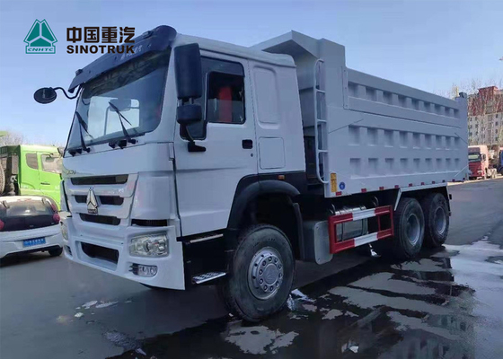 SINOTRUK 375hp 20CBM HOWO utilizó la mano 5600*2300*1500m m del camión volquete segundo