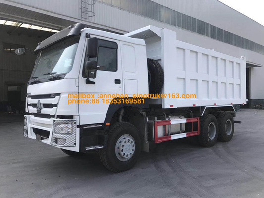 El chino Howo camión volquete 381hp 20M3 6x4 de elevación delantero 10 de Euro4 rueda de poco ruido