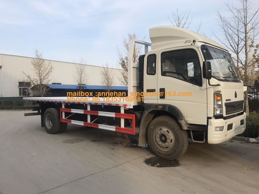 camión plano de Sinotruk Howo de los neumáticos 4x2 6 para 10 - 20T carga Capaicty LHD