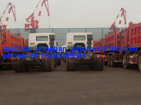 Sinotruk 6x4 10 rueda la cabina del camión 371hp HW79 del tractor con 2 durmientes y aires acondicionados
