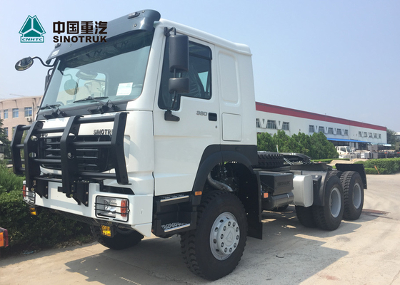 Camión lleno del tractor de la impulsión de la rueda del euro 2 371HP 6x6 del camión del motor de SINOTRUK HOWO