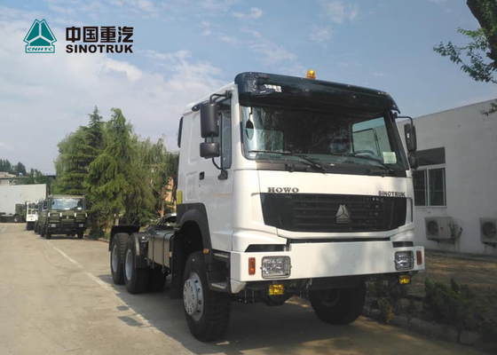 Camión lleno del tractor de la impulsión de la rueda del euro 2 371HP 6x6 del camión del motor de SINOTRUK HOWO