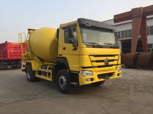 El CCC pasó al uno mismo de Sinotruk Jowo 4x2 de la economía de combustible que cargaba 6 CBM Mini Concrete Mixer Truck