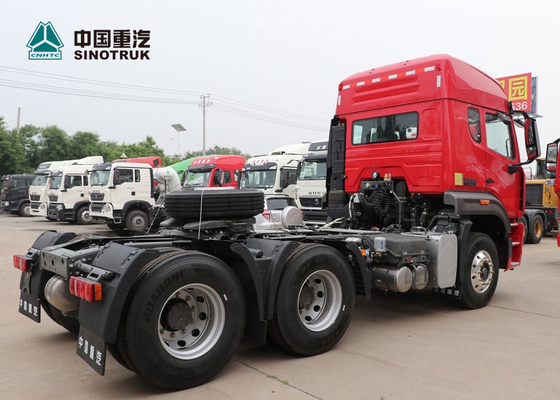 Camión del motor del camión del tractor de los durmientes N7B 371hp Sinotruk Howo del doble de Sinotruk Hohan