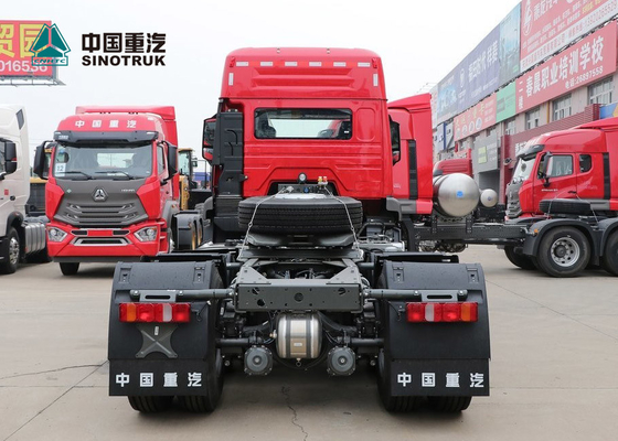 Camión del motor del camión del tractor de los durmientes N7B 371hp Sinotruk Howo del doble de Sinotruk Hohan