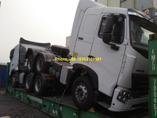 10 camión del tractor de las ruedas Euro2 420hp Howo 6x4