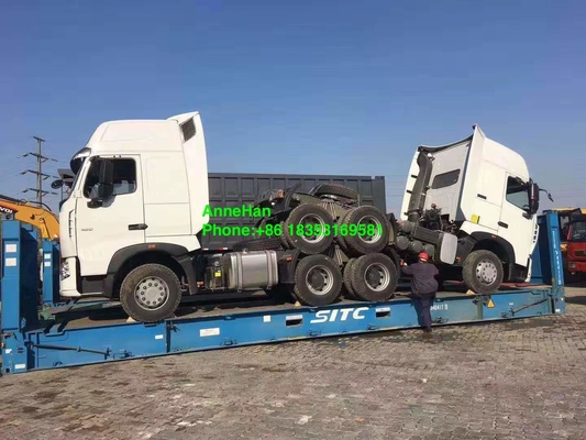 camión del tractor de 6x4 Euro4 420hp Sinotruk HowoA7 con 10wheels Filipinas