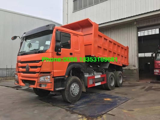 Camión volquete anaranjado de Zz3257n3847a 20M3 Howo A7