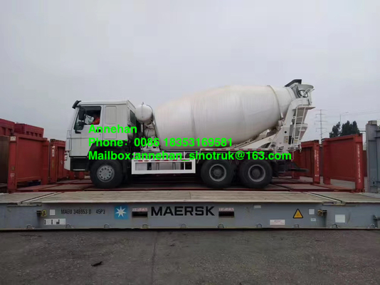 Camión de la máquina del mezclador concreto de Howo7 Sinotruk 10M3 336hp Euro2