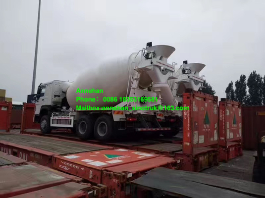 Camión de la máquina del mezclador concreto de Howo7 Sinotruk 10M3 336hp Euro2