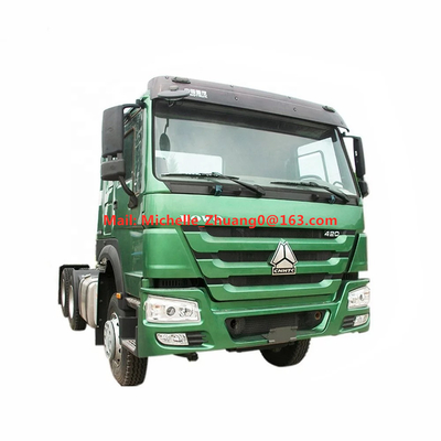 Camión del motor de la cabeza del tractor de Sinotruk Howo 6x4 del euro 2