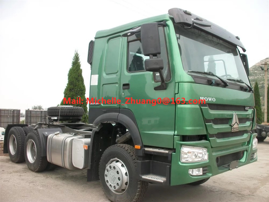 Camión del motor de la cabeza del tractor de Sinotruk Howo 6x4 del euro 2