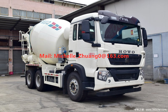10 camión cúbico del mezclador concreto de las ruedas 12 6x4 371hp Howo