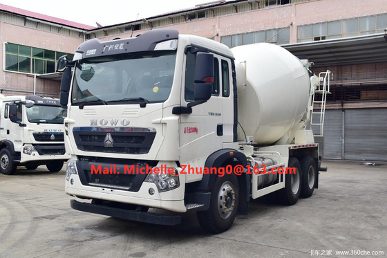 10 camión cúbico del mezclador concreto de las ruedas 12 6x4 371hp Howo