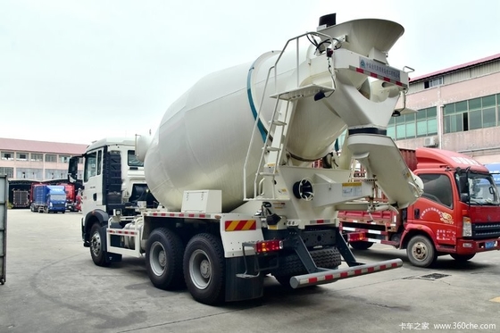 10 camión cúbico del mezclador concreto de las ruedas 12 6x4 371hp Howo