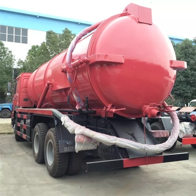 Camión de la succión de las aguas residuales del vacío de SINOTRUK HOWO 6X4 336hp