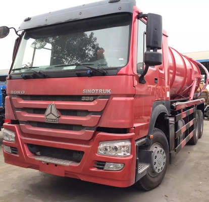 Camión de la succión de las aguas residuales del vacío de SINOTRUK HOWO 6X4 336hp