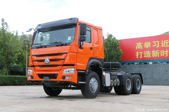 camión ZZ4257S3241W del motor de la cabeza 371hp Euro2 del tractor 6x4