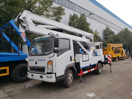 Howo 4x2 que conduce 5 toneladas de HLW5050GJKE del trabajo aéreo del camión de camión aéreo de Sinotruk