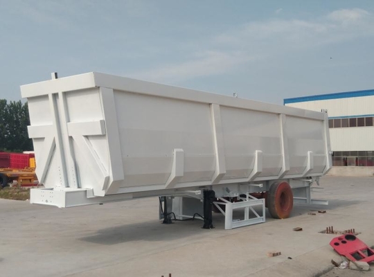 50 - remolque del camión volquete del volquete 45cbm de 70T Sinotruk CIMC para el cargamento del mineral de la bauxita