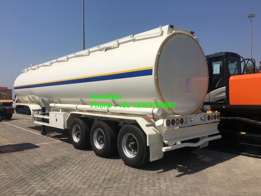 remolque de gasolina y aceite del tanque de los árboles 60T 3 con el neumático 12.00R20