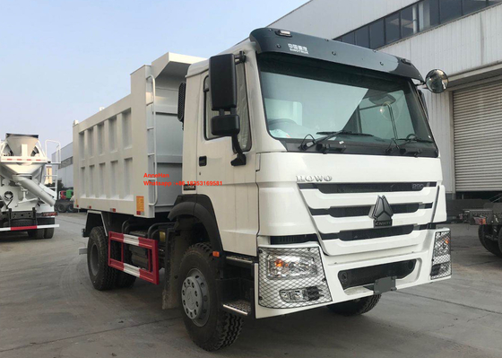 Camión volquete 4x2 de Sinotruk Howo 7 con el envase RHD LHD de la descarga 15M3