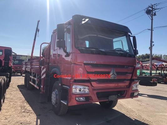 el camión pesado 12T del cargo de 450hp 6*4 que se resumía el auge montó la grúa