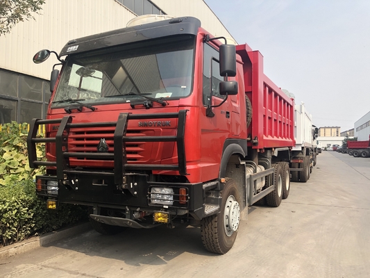 HF9 camión volquete del tambor 300L Howo 6x4 con el tope militar