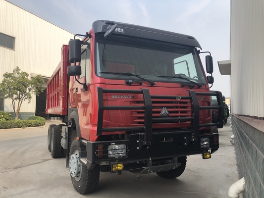 HF9 camión volquete del tambor 300L Howo 6x4 con el tope militar