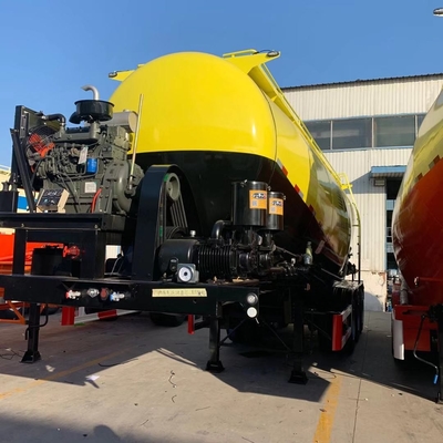 El SGS pasó polvo de la capacidad 45m3 el remolque material con cualquier capacidad que usted pida