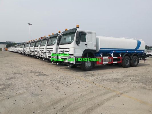 Camión del espray de agua de Sinotruk Howo 7 6x4 Q345B 20000L