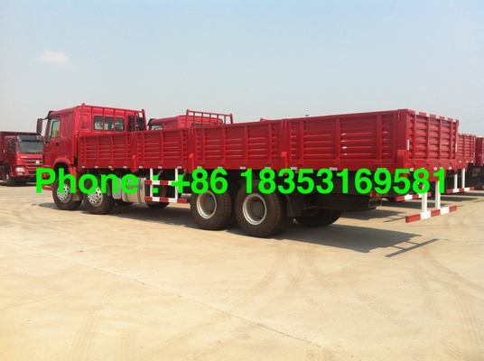 camión pesado del cargo del euro 2 50T Howo 7 de 371hp 8x4 LHD