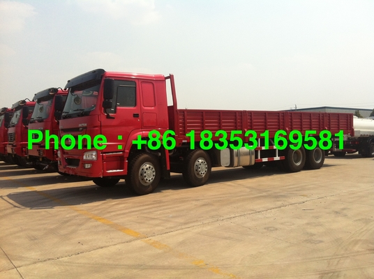 camión pesado del cargo del euro 2 50T Howo 7 de 371hp 8x4 LHD