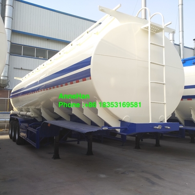 Los árboles de Q235 50000L 3 engrasan el remolque del tanque con dos tubos